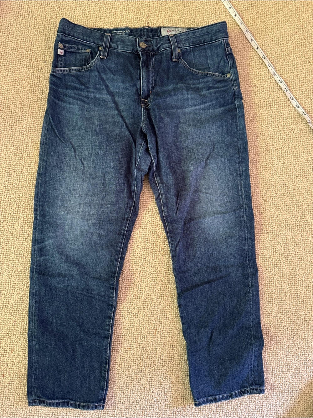AG Ex-Boyfriend Slouchy slim jeans
